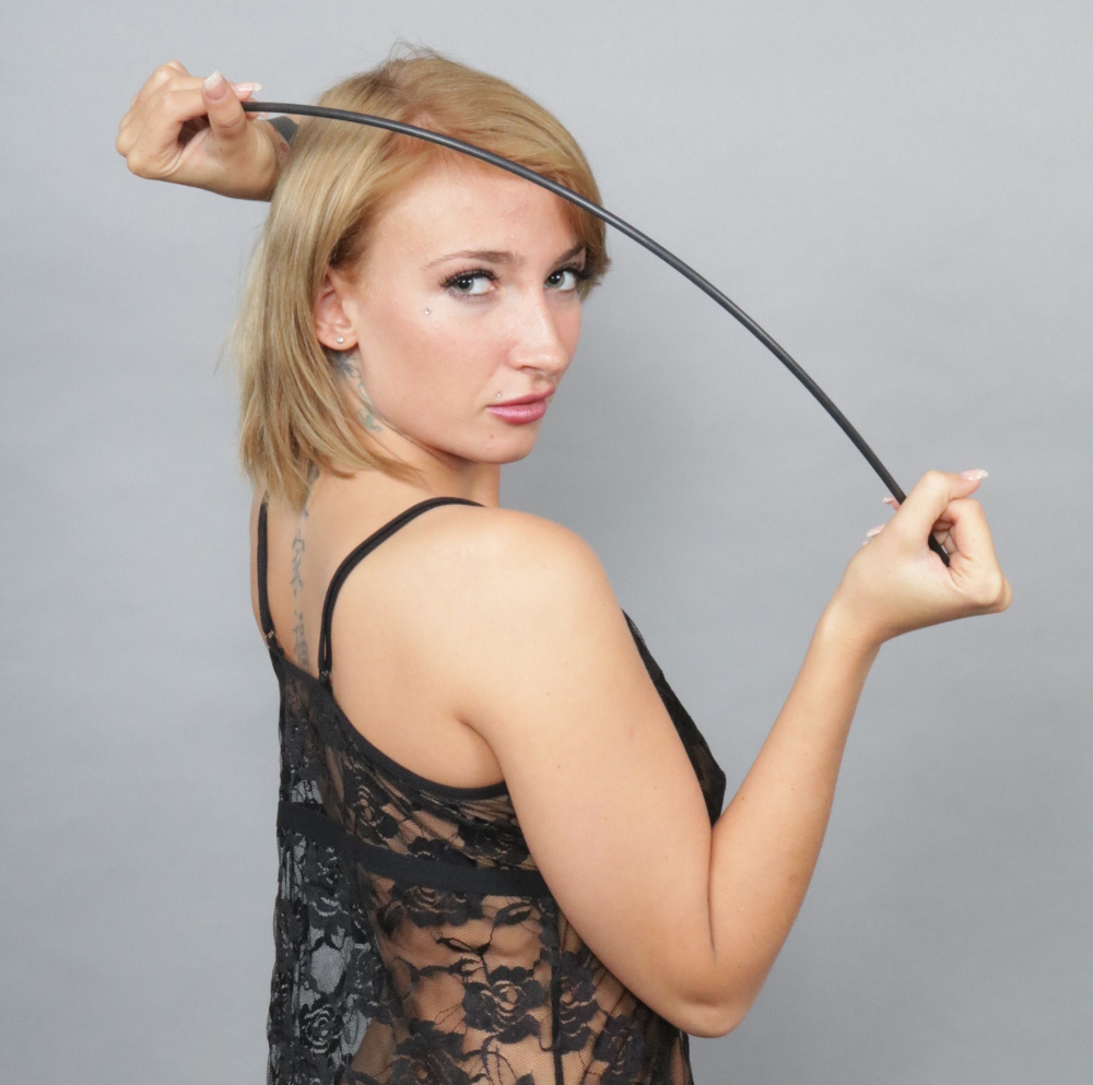 Kunststoff Cane - Ø 6mm, schwarz, Länge ca. 90cm