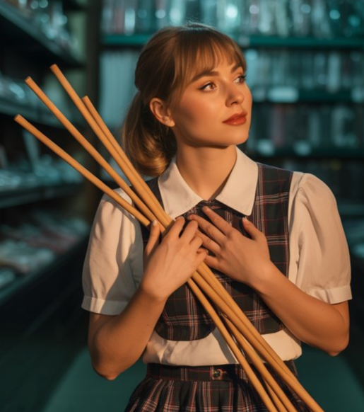 5er-Pack Cane unbehandelt - ungeschält, Ø ca. 10mm, Länge ca. 60cm